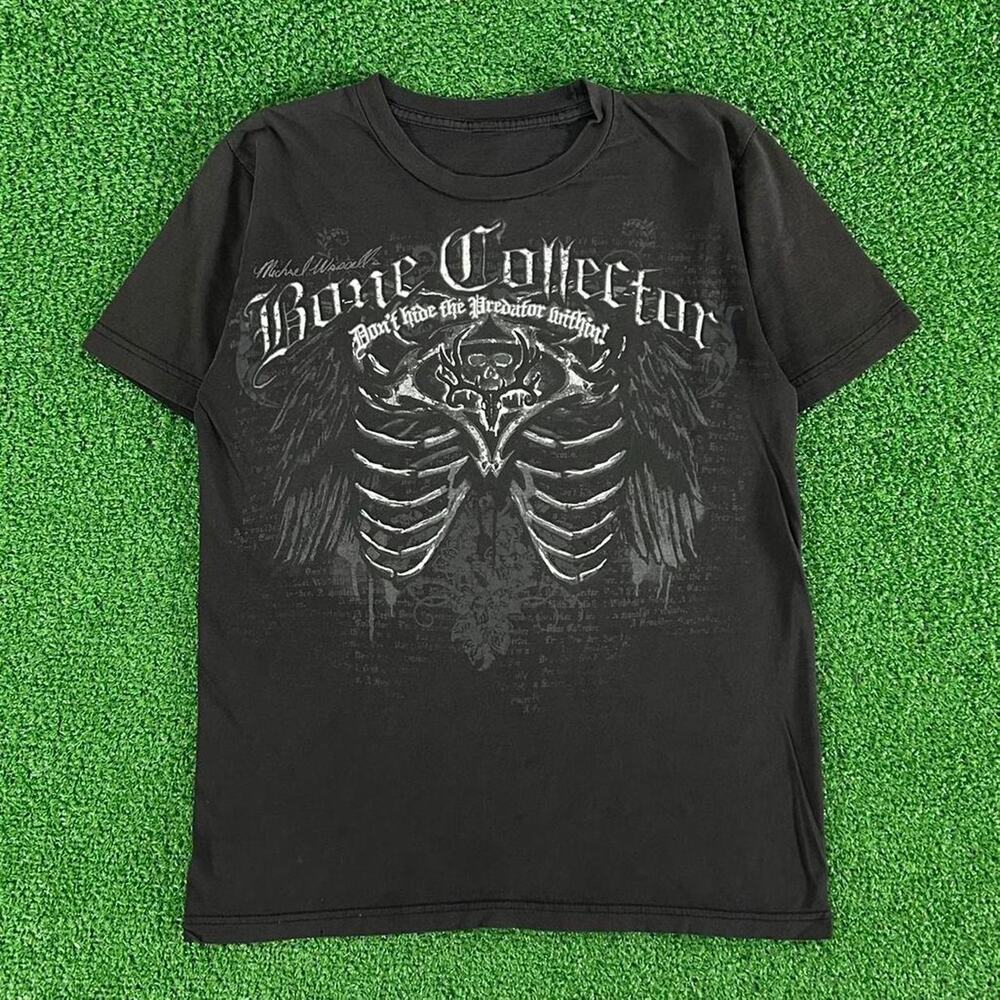 Y2k bone collector skeleton graphic